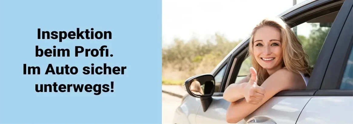 Teaserbild zur Inspektion eines Autos mit Hand am Außenspiegel
