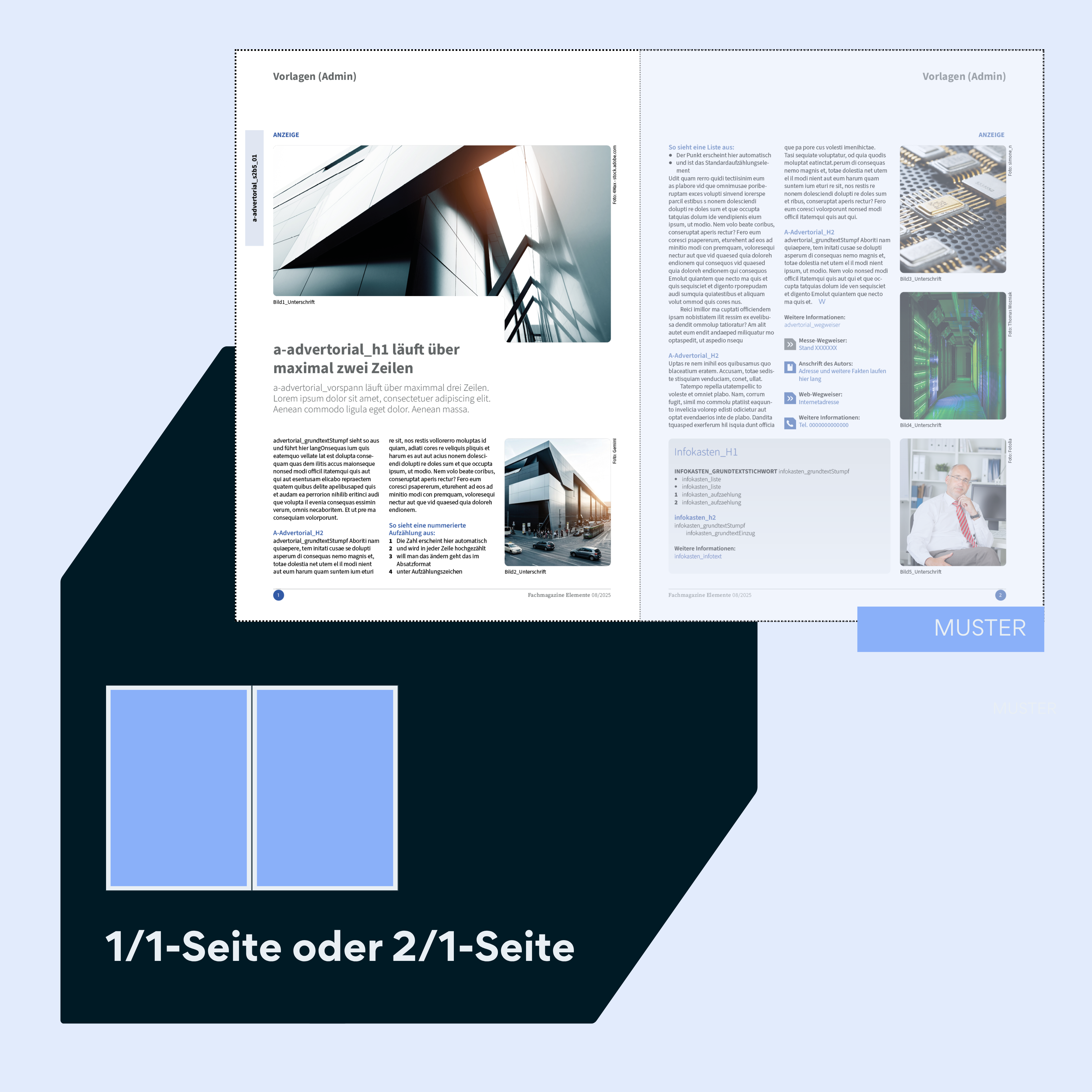 Muster für ein Advertorial "Unternehmenspräsentation"