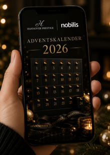 Adventskalender 2026 von Hannover Prestige und nobilis – Angebote zur Weihnachtszeit auf dem Smartphone
