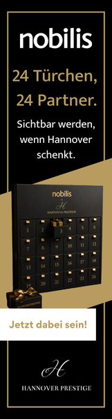 Der gemeinsame Adventskalender 2026 von Hannover Prestige und nobilis. Der gemeinsame Adventskalender 2026 von Hannover Prestige und nobilis.