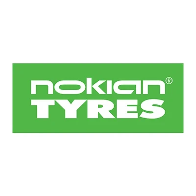 Nokian Tyres Partner Logo auf grünem Hintergrund