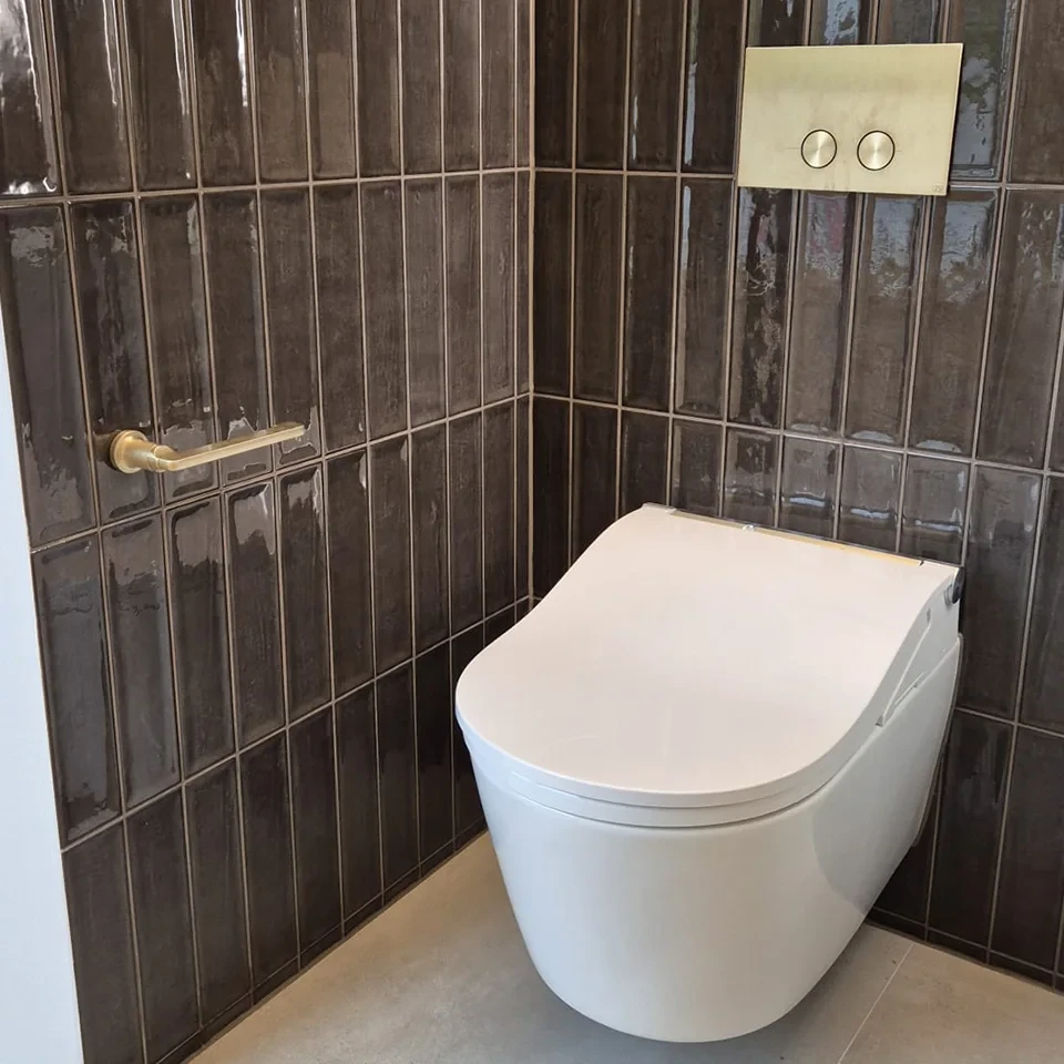 Modernes Dusch-WC für tägliche Hygiene in einem stilvollen Badezimmer