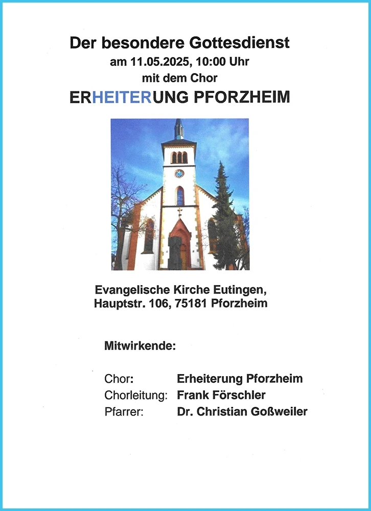 Musikgottesdienst in Eutingen
