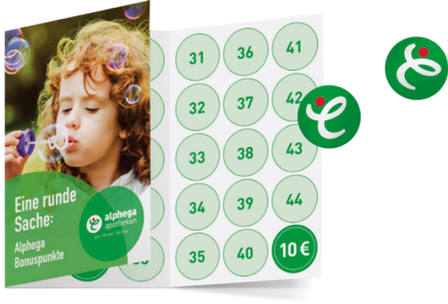 Bonusheft von Alphega Apotheken mit Rabattpunkten