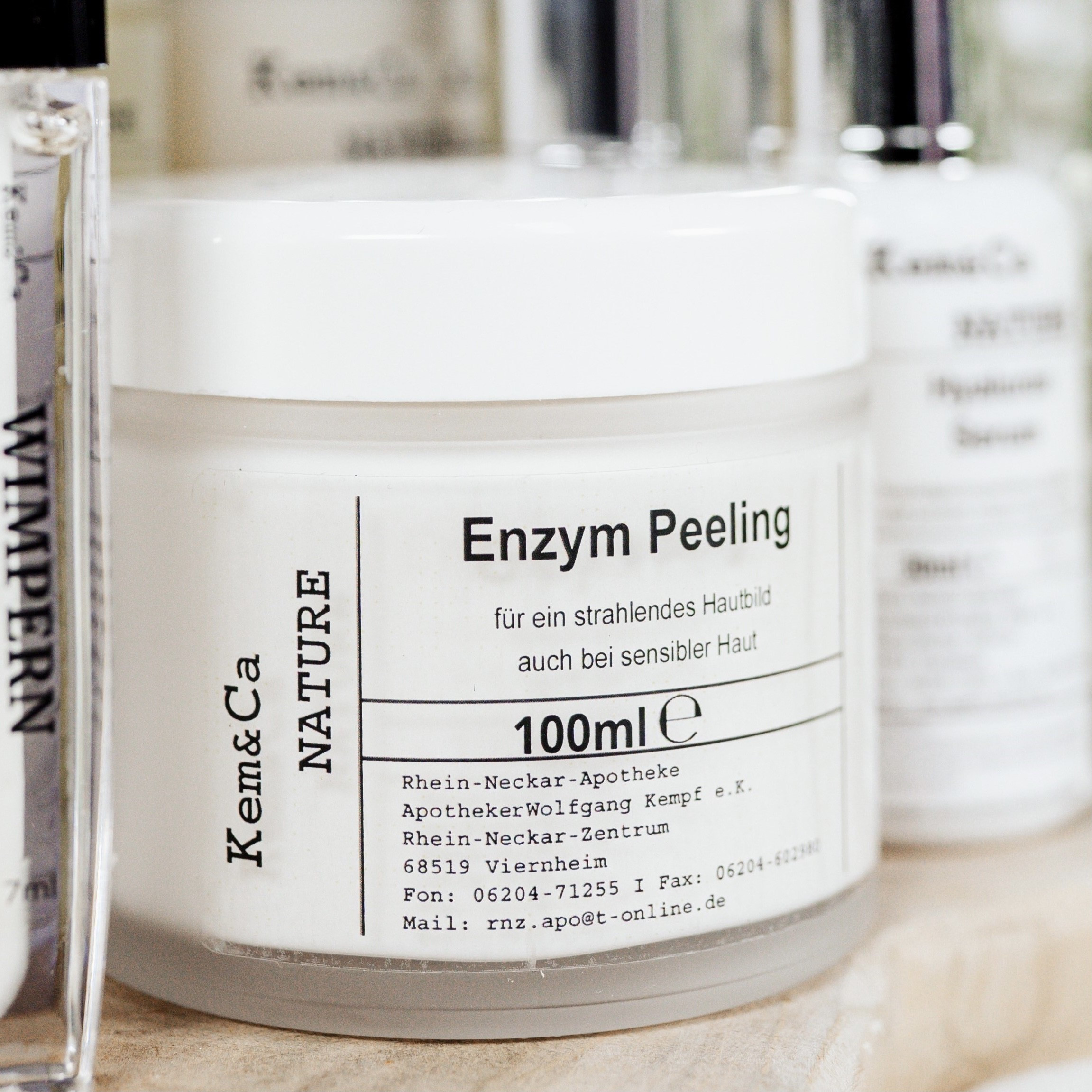 Kem&Ca Enzym Peeling für strahlende Haut