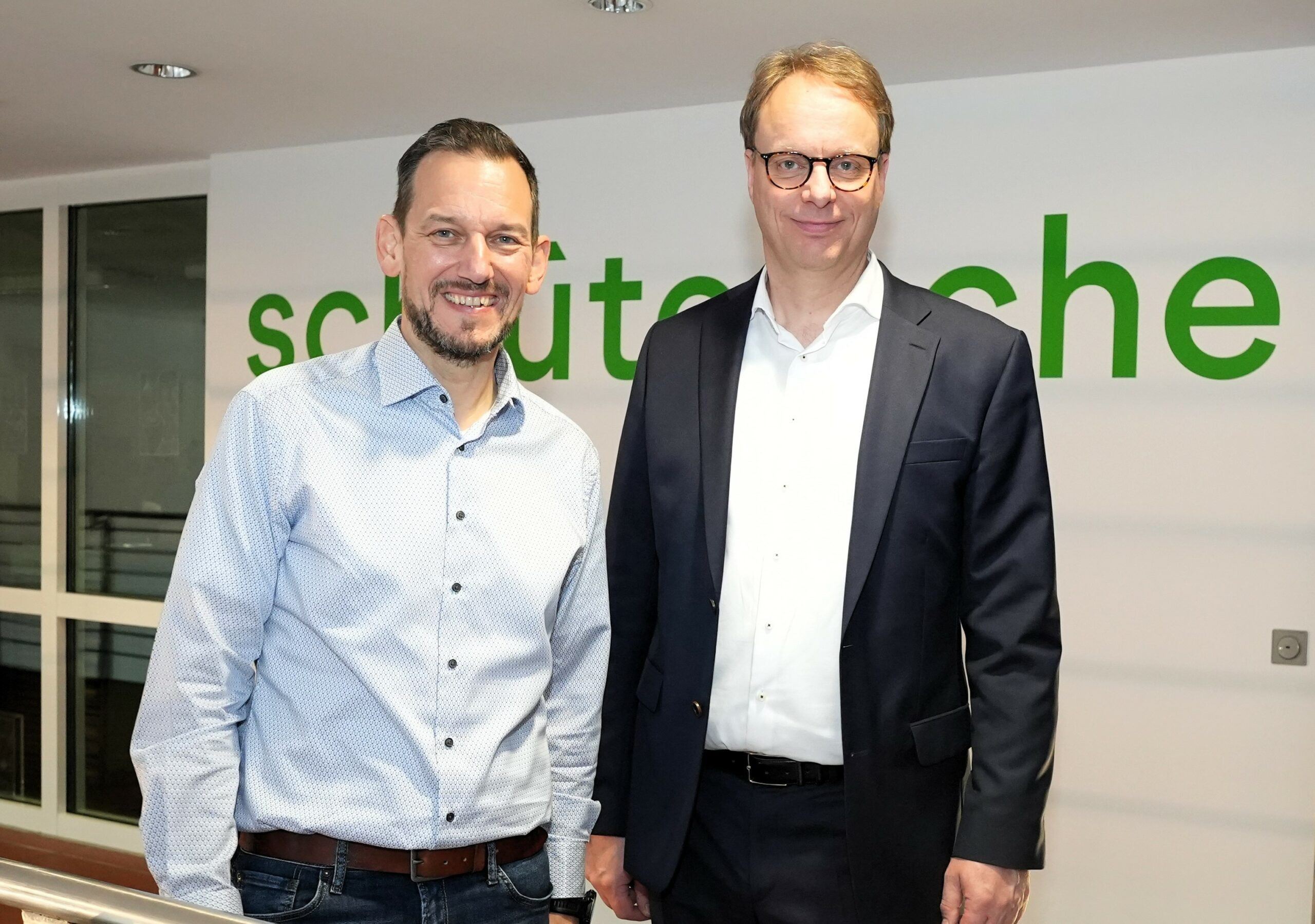 Christian Gland und Roland Hauke bei Schlütersche
