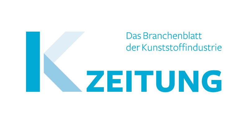 Logo der K-Zeitung, das Branchenblatt der Kunststoffindustrie