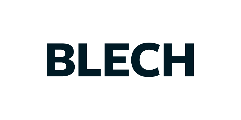Logo von BLECH in RGB-Farben