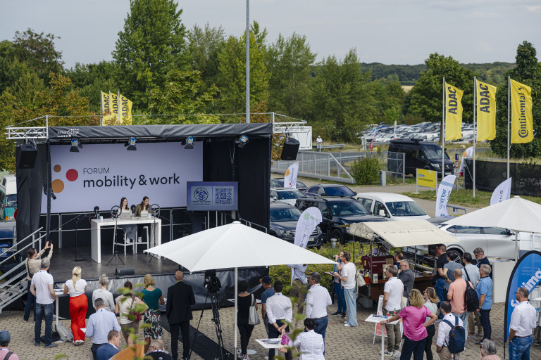 bfp Außengelände Event mit Felix Albertin zum Thema Mobility & Work