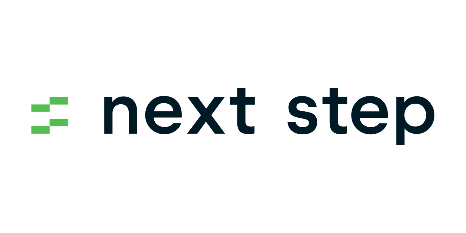 Schriftzug next st auf weißem Hintergrund, modernes Design ohne Titel