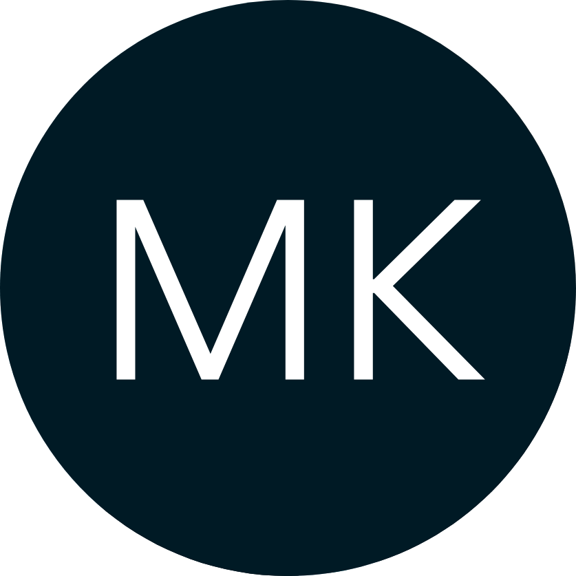 Google Bewertung Icon mit Initialen MK