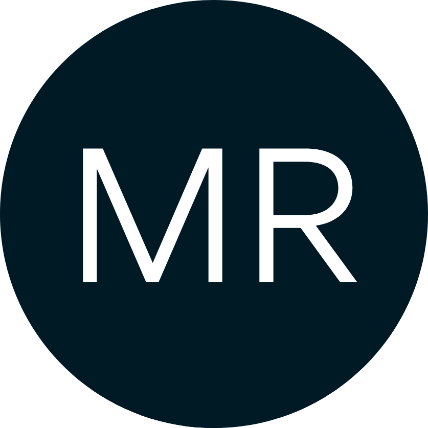 Google Bewertung Icon mit Initialen MR