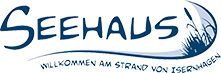 Logo Seehaus – Schriftzug mit stilisiertem Element