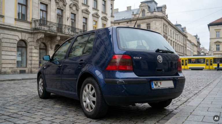 Gebrauchtwagen in der Stadt