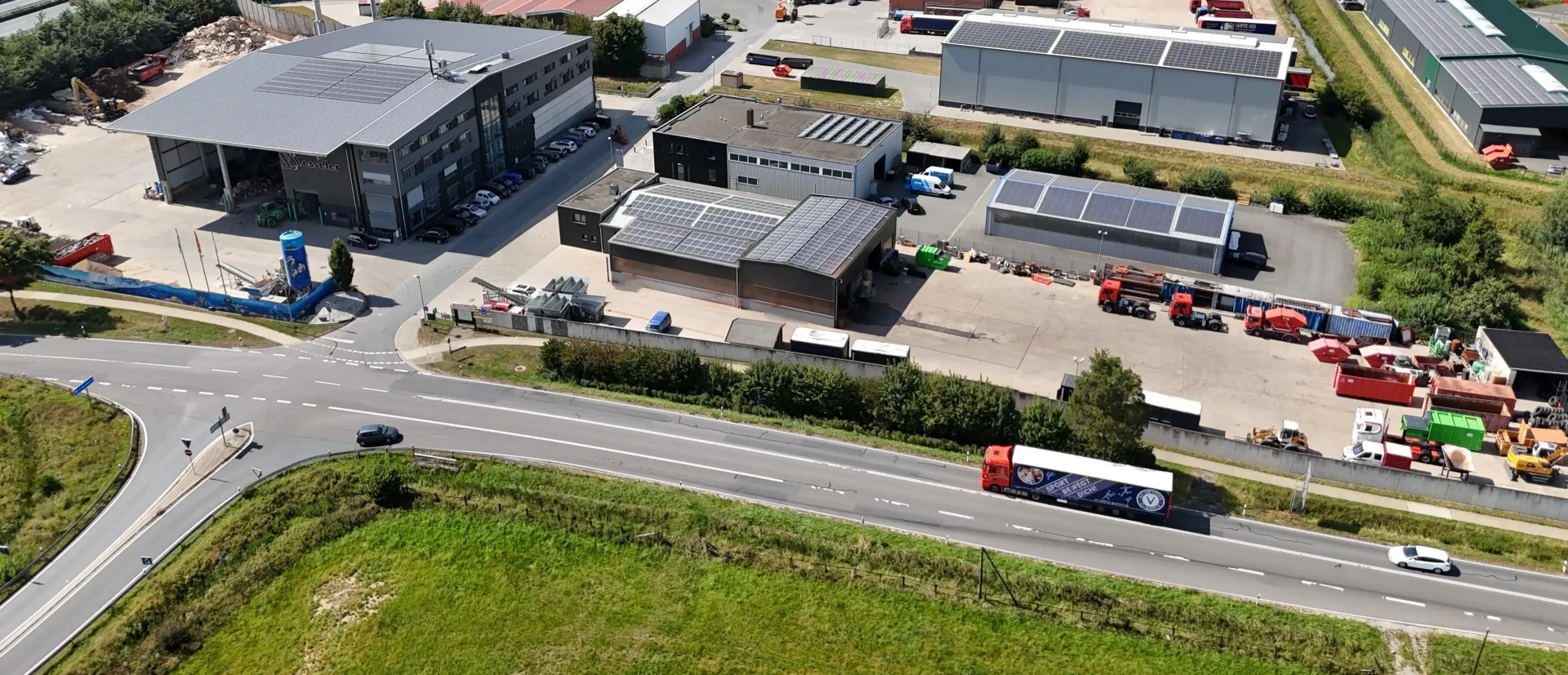 Firmensitz Containertransporte Wesseler
