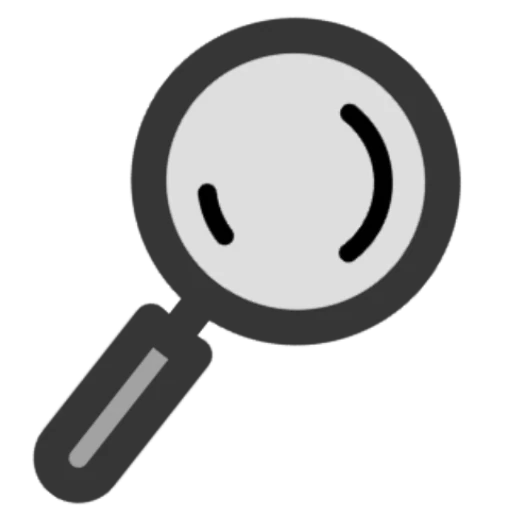 Symbol Lupe als Zeichen für Transparenz