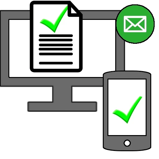 Bereitstellung von Dokumenten auf Computer und Smartphone mit E-Mail-Benachrichtigung
