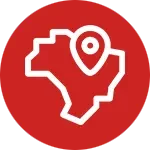 Icon für regional gewachsen – Symbol für regionale Herkunft und lokale Produkte