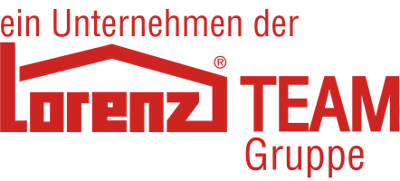 Logo der Team Gruppe Alpha mit rotem Schriftzug und Haus-Symbol