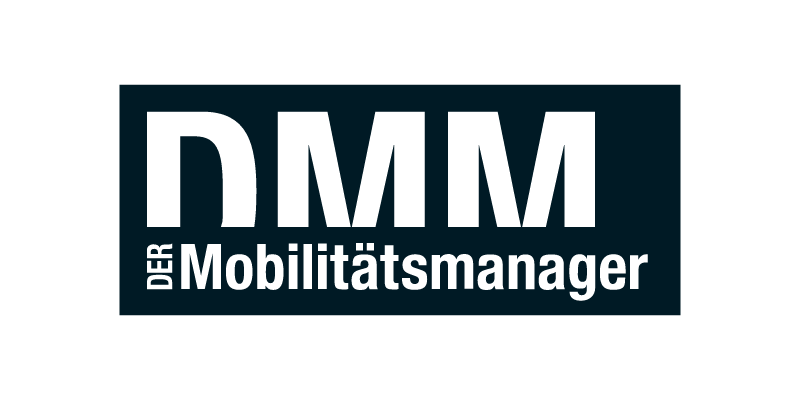 DMM Deutsches Mobilitätsmanagement Logo – RGB Version groß Logo von DMM Deutsches Mobilitätsmanagement in RGB auf weißem Hintergrund