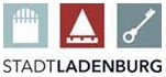 Logo von Ladenburg mit stilisiertem Motiv