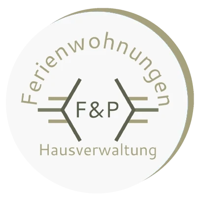 Logo von F&P Ferienwohnungen Hausverwaltung rund F&P Ferienwohnungen Hausverwaltung Logo rund