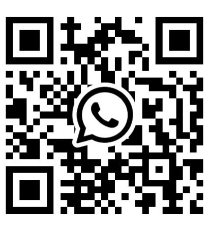 QR-Code mit WhatsApp-Logo in der Mitte