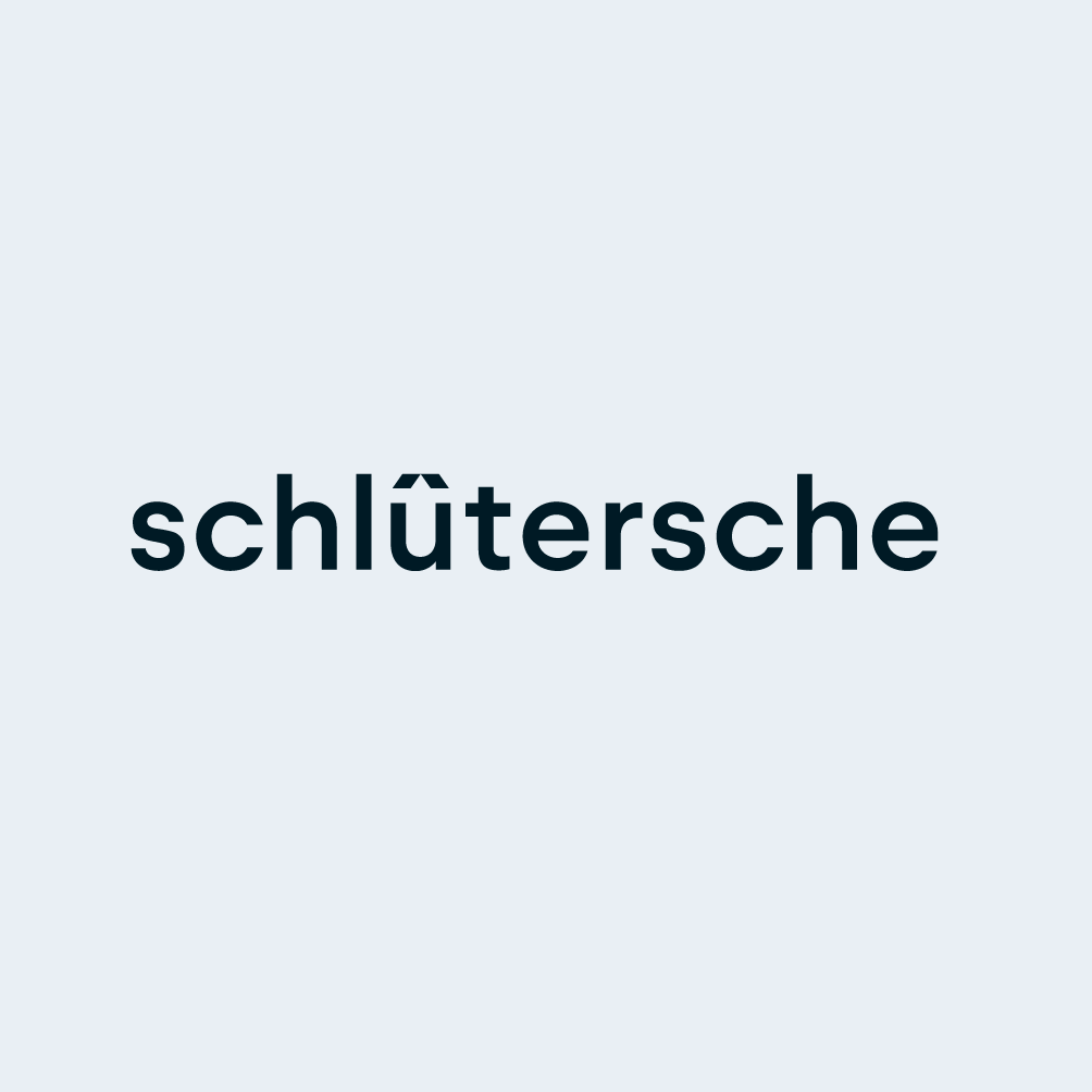Schlütersche Logo mit Tagline auf hellem Hintergrund