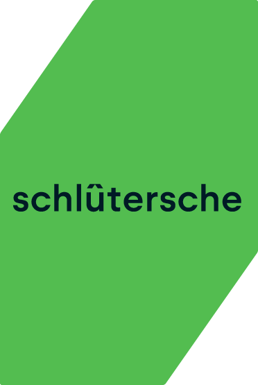 Schlütersche Logo auf grünem Hintergrund – Startseite