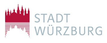 Logo der Stadt Würzburg in grauer Schrift auf weißem Hintergrund