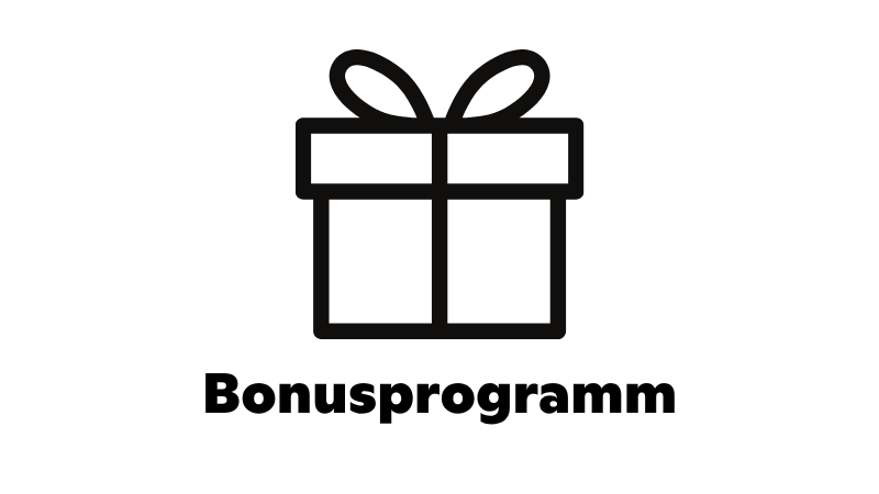 Symbol Geschenkbox für Bonusprogramm auf Startseite, Storefinder Kachel