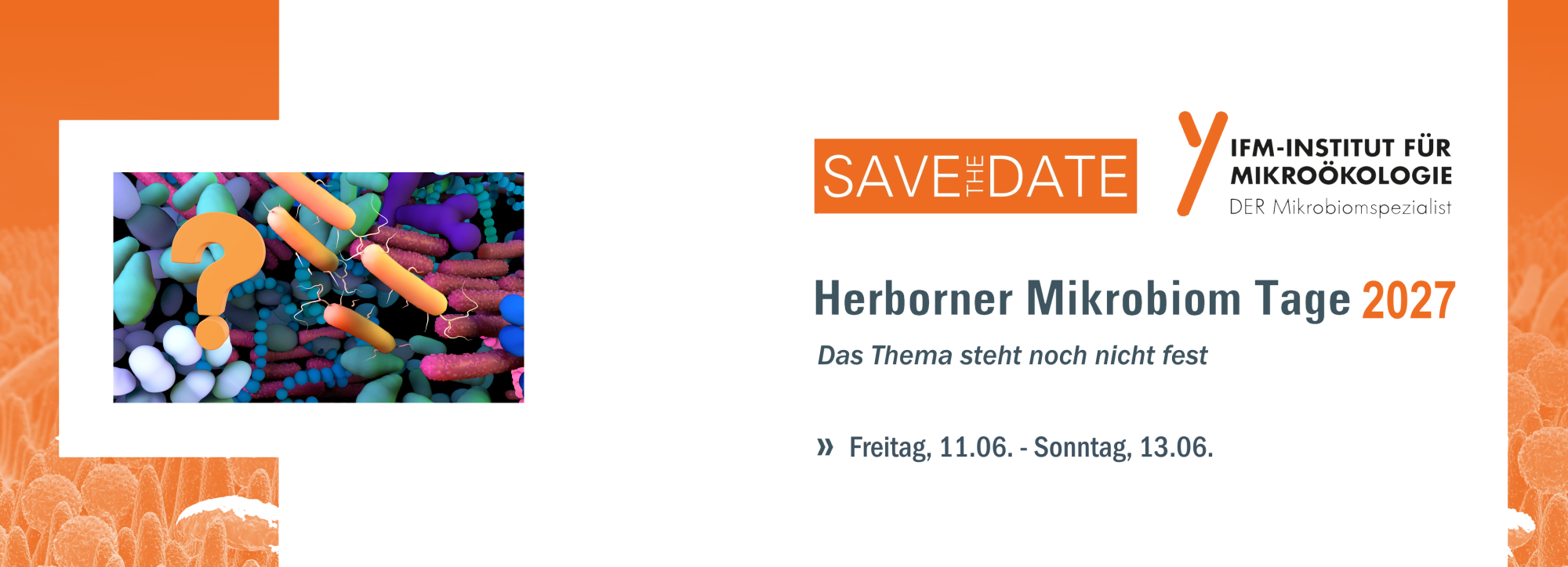 Save the Date Hinweis fr Herborner Maschinenbau Tagung, Terminankndigung vom 11.06. bis 13.06.