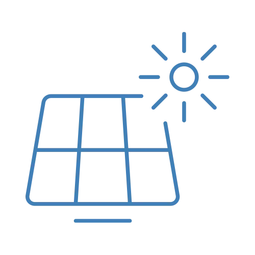 Nachhaltige moderne Solartechnologie – Symbol für erneuerbare Energien und Innovation